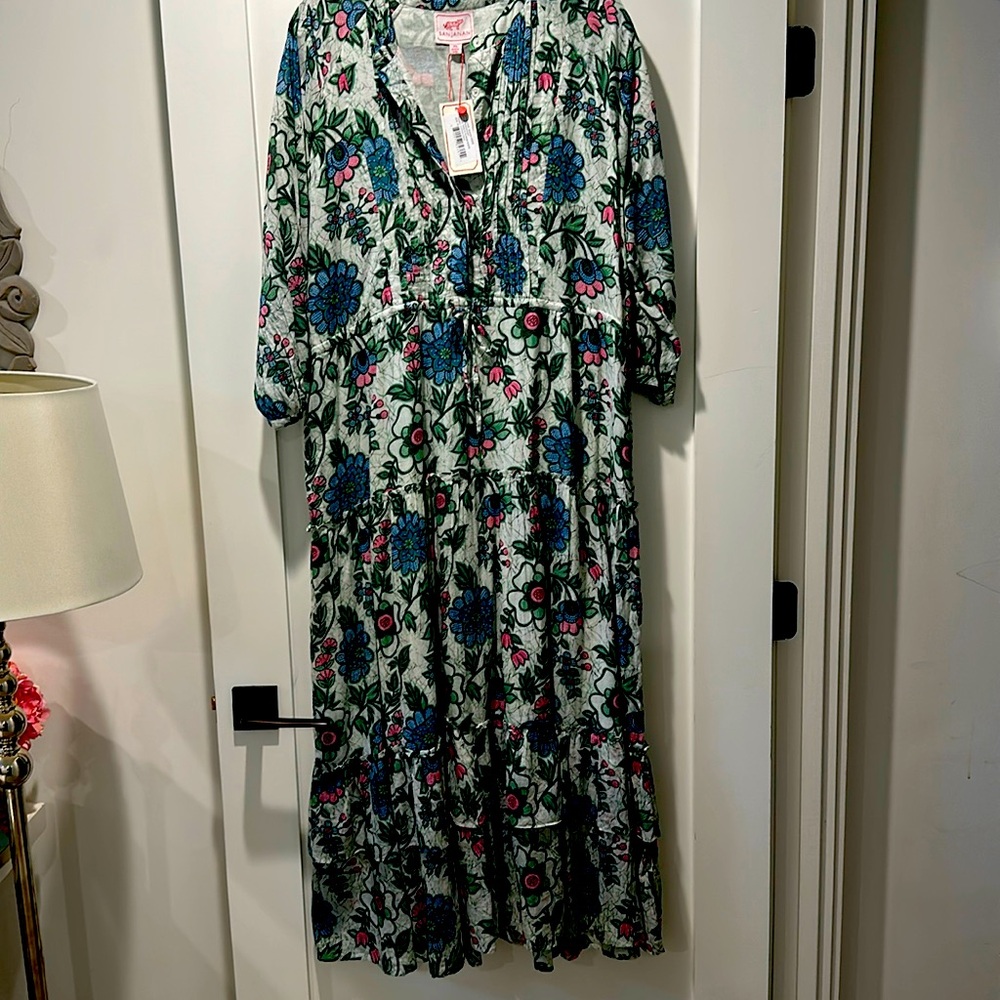 NWT Banjanan floral print dress - Size XL